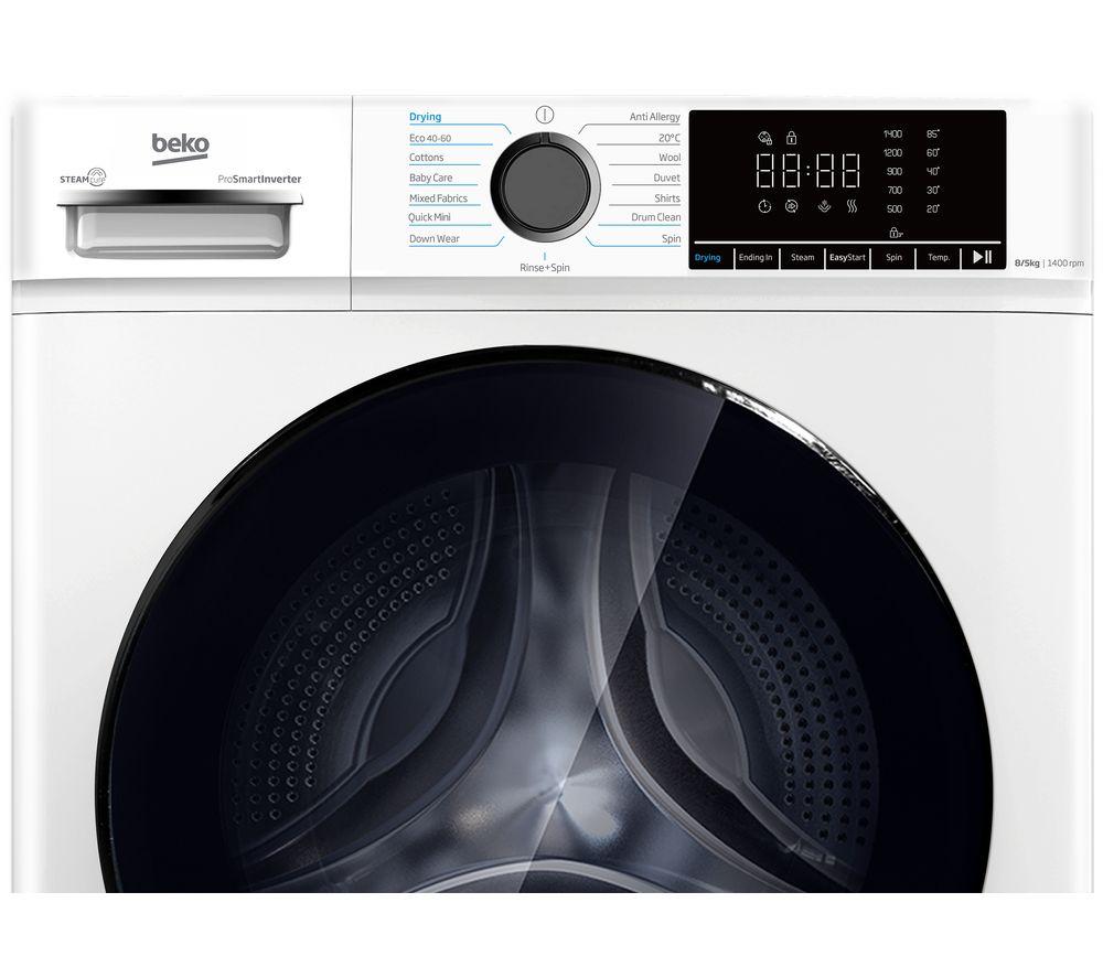 BEKO BMM5DFO851W 8 kg Washer Dryer - White image number 5 of 7