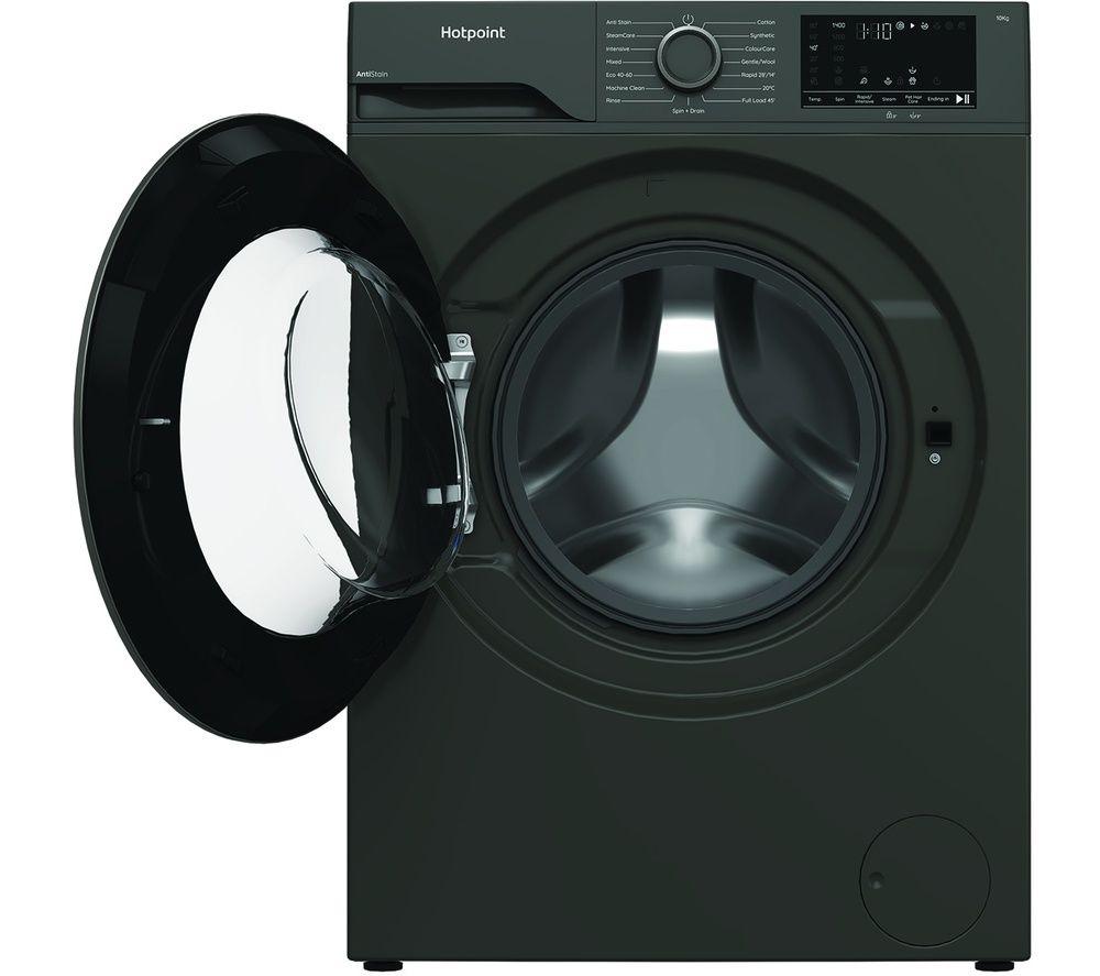 HOTPOINT Anti Stain H 101G UK 10 kg 1400 Spin Washing Machine - Manhattan Grey image number 2 of 12