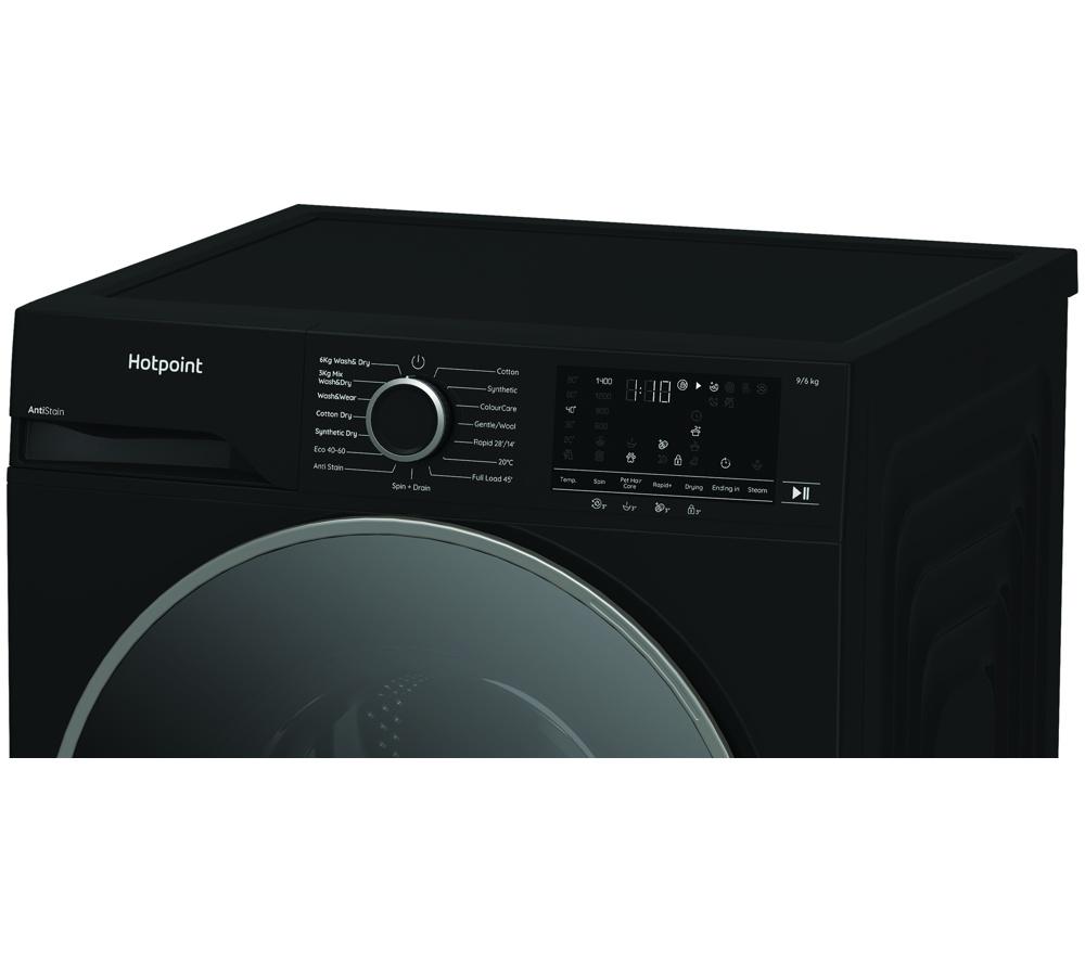 HOTPOINT HBD 9681B Anti Stain UK 9 kg Washer Dryer - Black image number 13 of 15