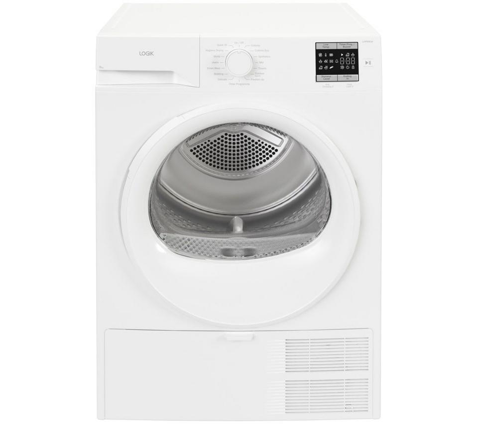 LOGIK LHP8W26 8 kg Heat Pump Tumble Dryer - White