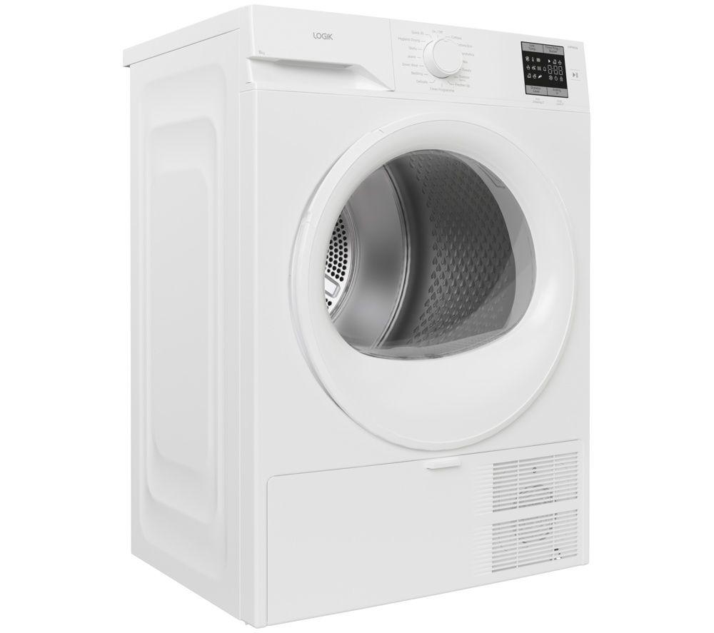 LOGIK LHP8W26 8 kg Heat Pump Tumble Dryer - White image number 3 of 5