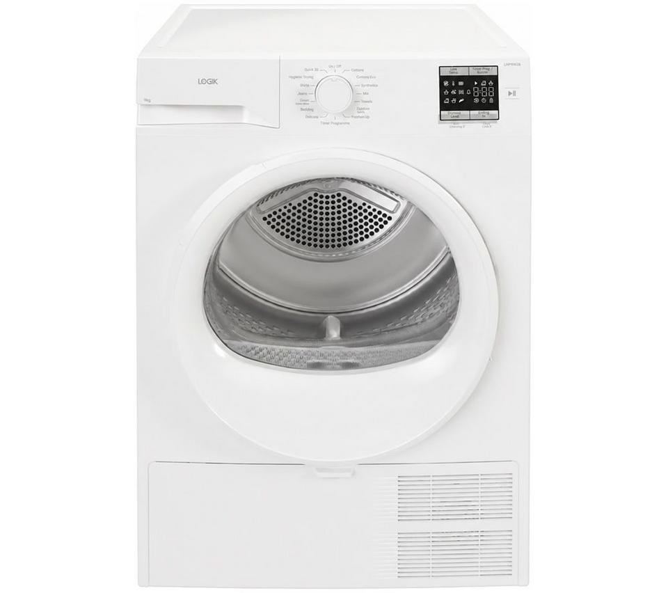 LOGIK LHP9W26 9 kg Heat Pump Tumble Dryer - White