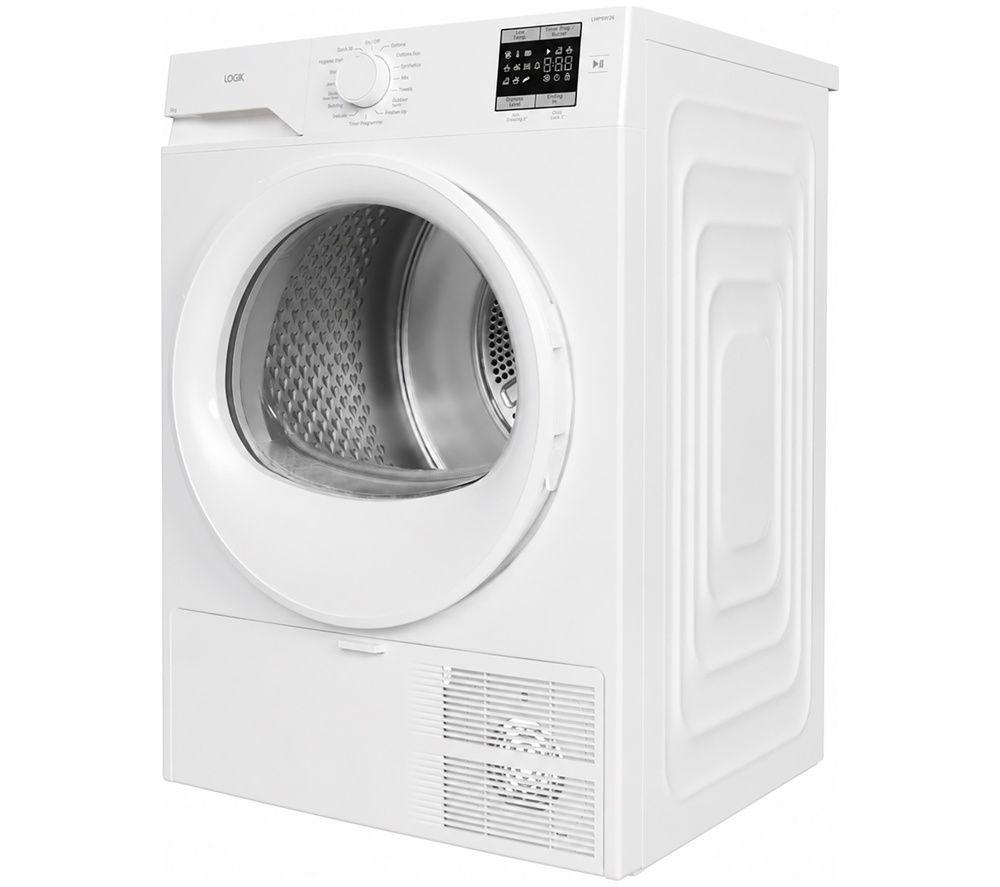 LOGIK LHP9W26 9 kg Heat Pump Tumble Dryer - White image number 2 of 5