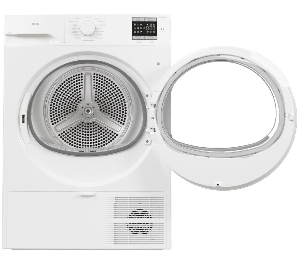 LOGIK LHP10W26 10 kg Heat Pump Tumble Dryer - White image number 2 of 5