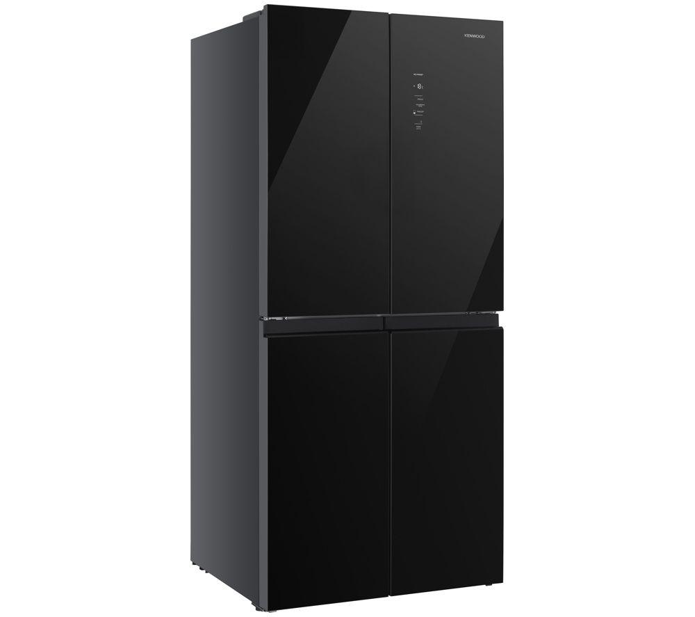 KENWOOD K4D79BG26 Slim American-Style Fridge Freezer - Black image number 2 of 9