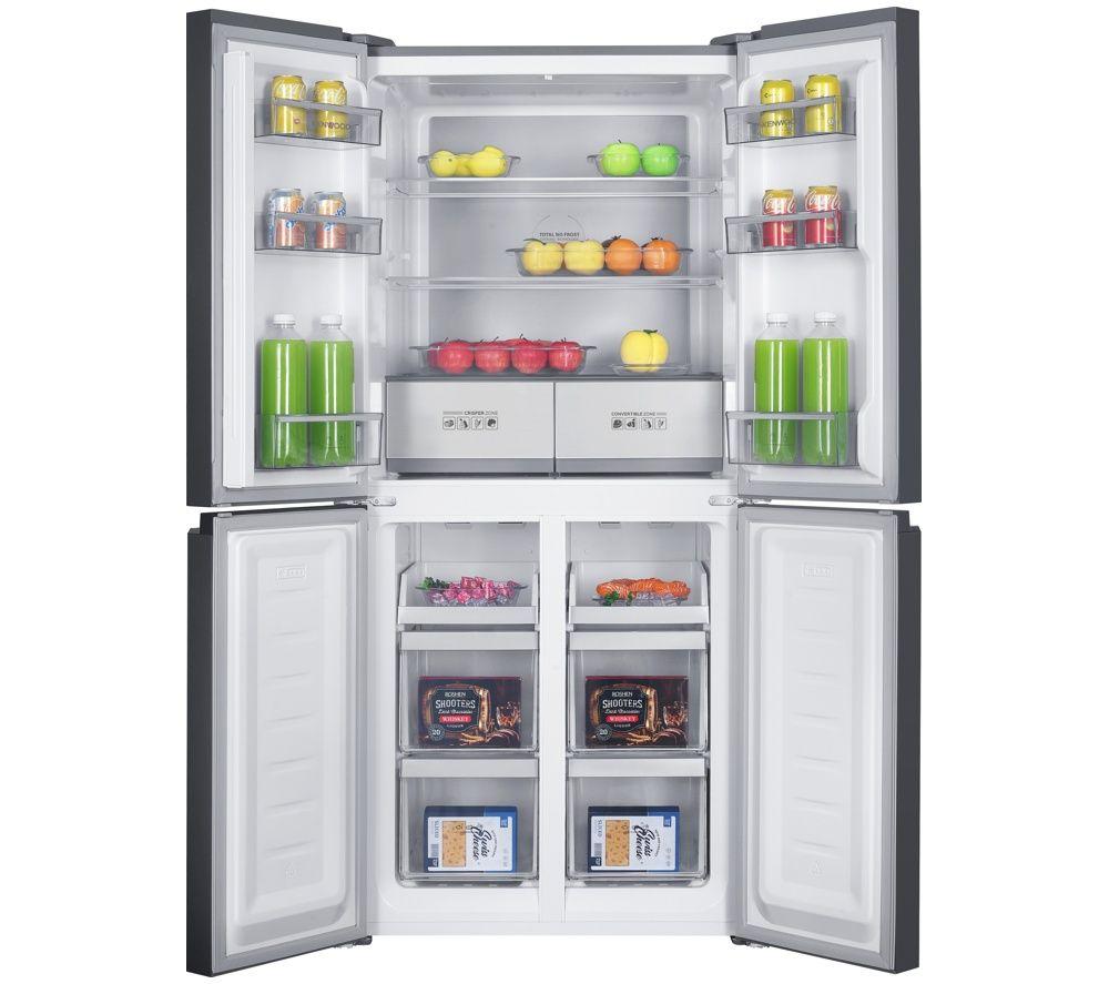 KENWOOD K4D79BG26 Slim American-Style Fridge Freezer - Black image number 4 of 9