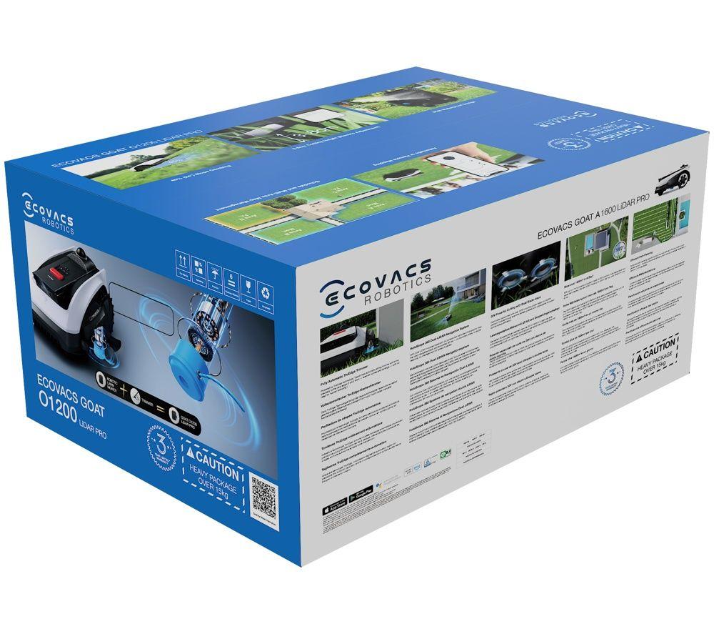 ECOVACS GOAT O1200 LiDAR PRO Robot Lawn Mower - White image number 3 of 7