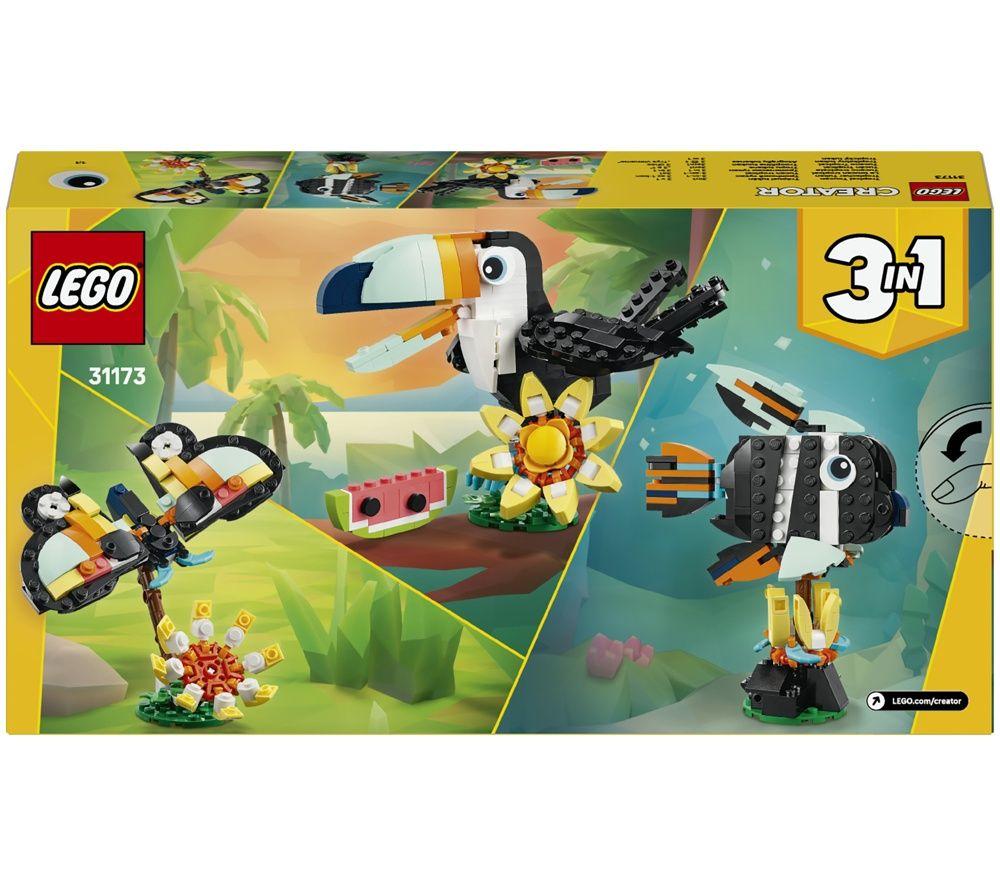 LEGO Creator 3-in-1 31173 Wild Animals: Tropical Toucan Set image number 3 of 4