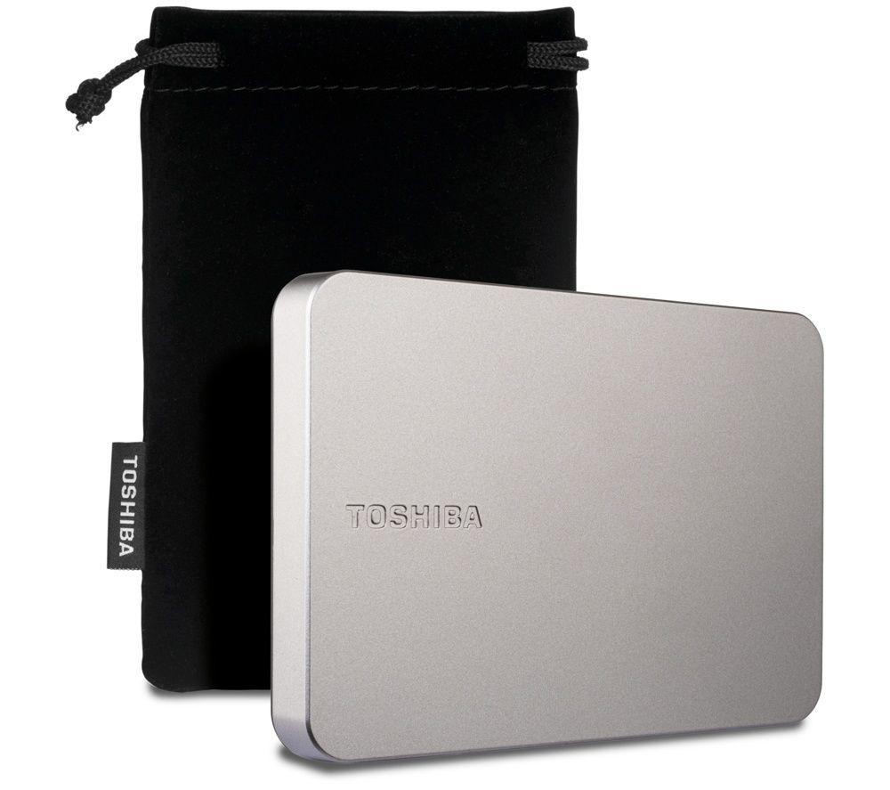 Buy TOSHIBA Canvio Flex Portable Hard Drive - 1 TB, Silver | Currys