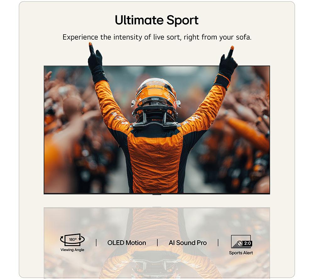 LG G6 65" OLED AI 4K HDR Smart TV 2026 (Wall Mount Version) - OLED65G64LW image number 12 of 15