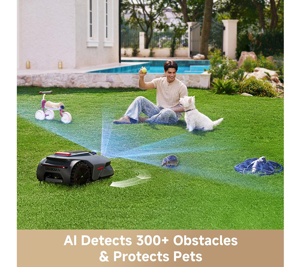 MOVA LiDAX Ultra 800 Cordless Robotic Lawn Mower - Black image number 4 of 11