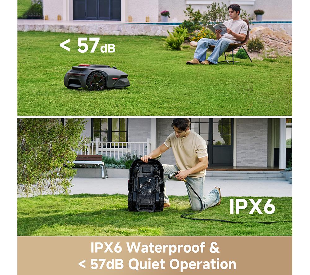 MOVA LiDAX Ultra 800 Cordless Robotic Lawn Mower - Black image number 10 of 11