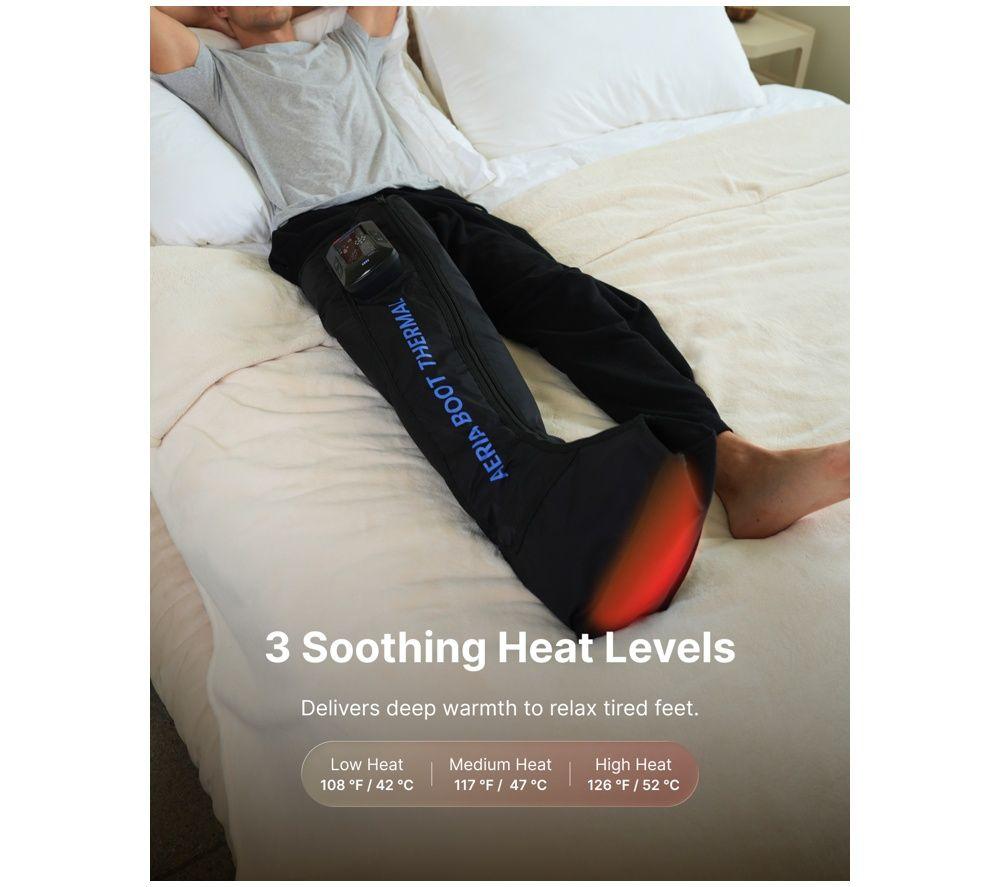 RENPHO Aeria Boot Compression Leg Massager - Black image number 5 of 6