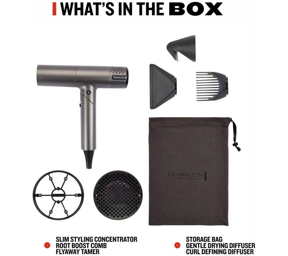 REMINGTON ONE EC6077 Dry & Style Digital Hairdryer - Grey Gun Metal image number 6 of 7