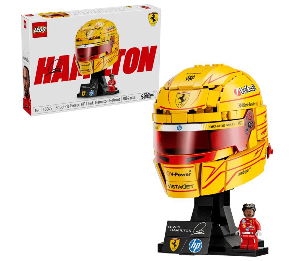 Lego Editions 43022 Scuderia Ferrari HP Lewis Hamilton Helmet Set