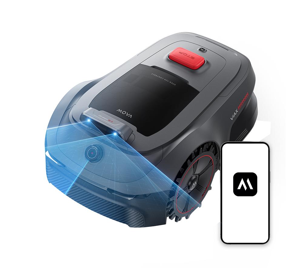 MOVA ViAX 500 Cordless Robotic Lawn Mower - Black