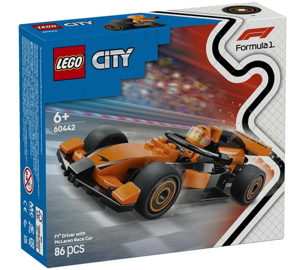 LEGO City 60442 McLaren F1 Race Car Set image number 2 of 4