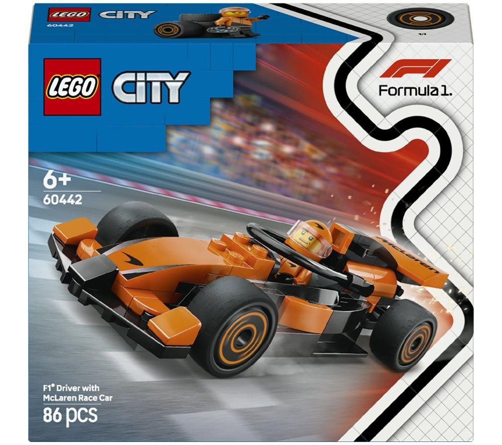 LEGO City 60442 McLaren F1 Race Car Set image number 3 of 4