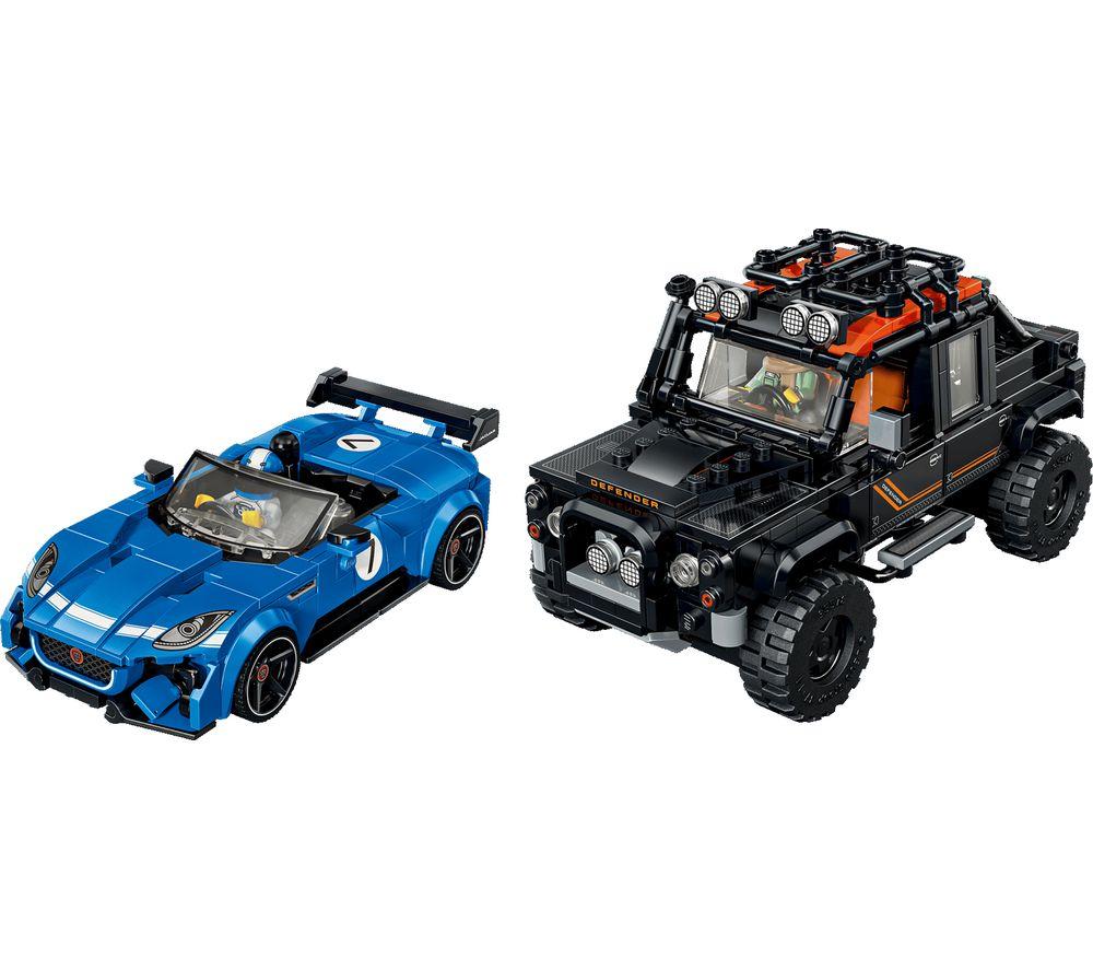 LEGO Speed Champions 77264 Jaguar Project 7 & Land Rover Defender Set image number 5 of 7