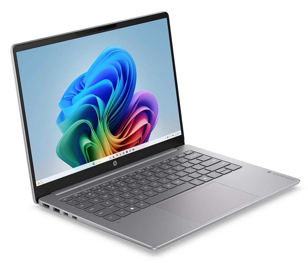 HP OmniBook 3 NGAI 14" Laptop - Snapdragon X, 256 GB SSD, Silver image number 19 of 34