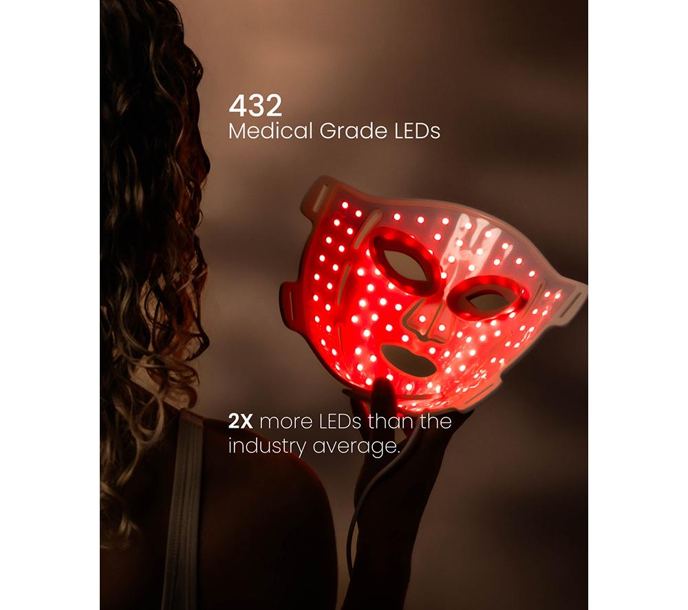 RENPHO Artemis Blush 4-Mode LED Face Mask - White image number 8 of 9