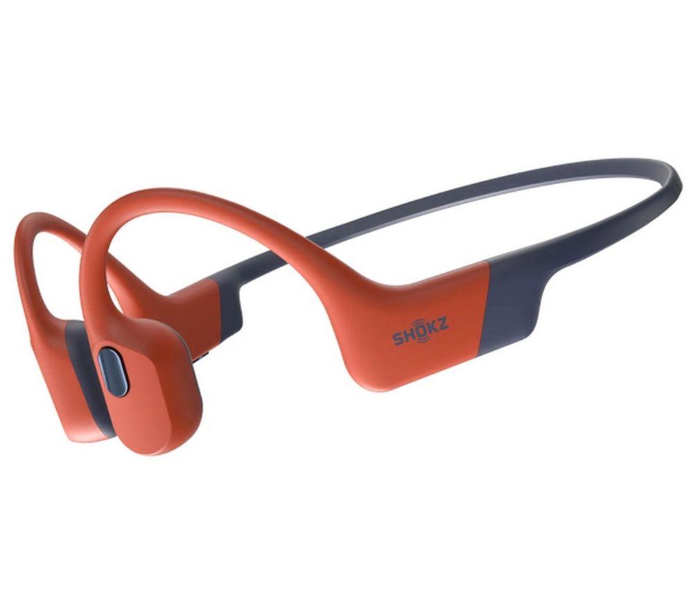 SHOKZ OpenSwim Pro Wireless Bluetooth Headphones - Red image number 2 of 4