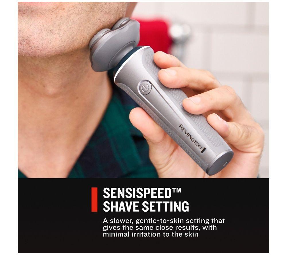 REMINGTON SensiCut Wet & Dry Rotary Shaver - Silver image number 4 of 6
