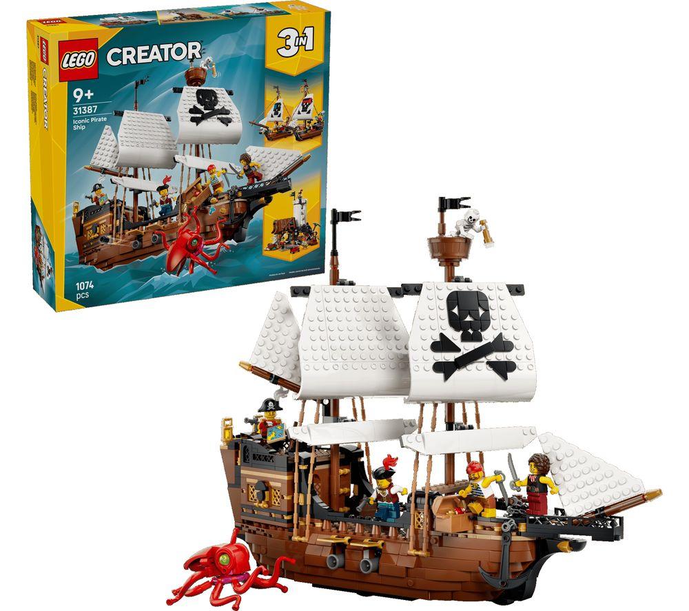 Lego Creator 3-in-1 31387 Iconic Pirate Ship Set