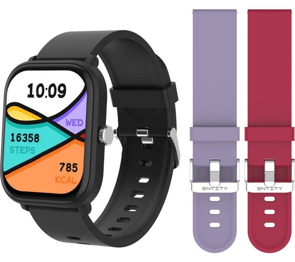 ENTITY Aero Smart Watch Bundle - Black, 51 mm