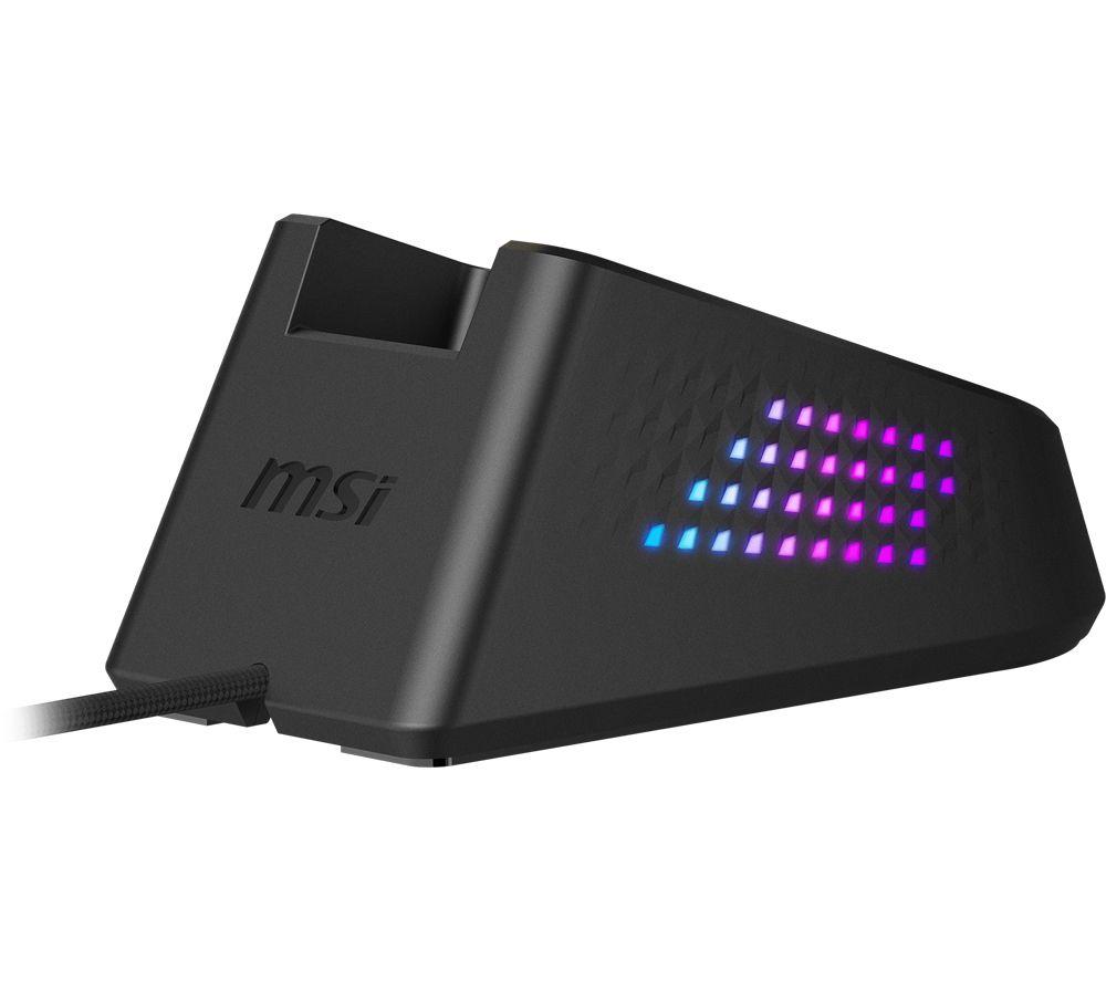MSI VERSA PRO RGB Wireless Optical Gaming Mouse & Charging Dock - Black image number 2 of 13
