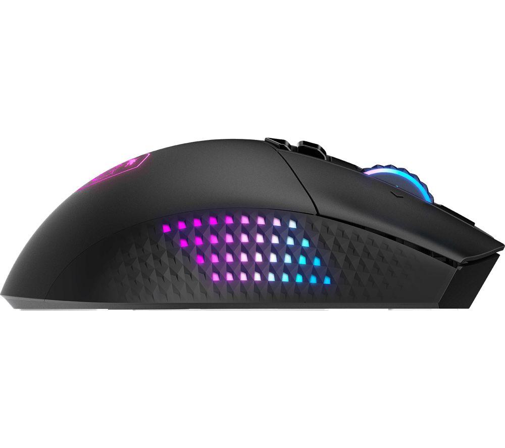 MSI VERSA PRO RGB Wireless Optical Gaming Mouse & Charging Dock - Black image number 4 of 13