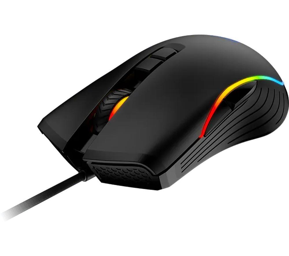 MSI FORGE GM300 RGB Optical Gaming Mouse - Black image number 4 of 5