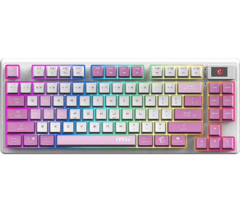 MSI Forge GK600 Wireless Mechanical Gaming Keyboard - Violet image number 5 of 6