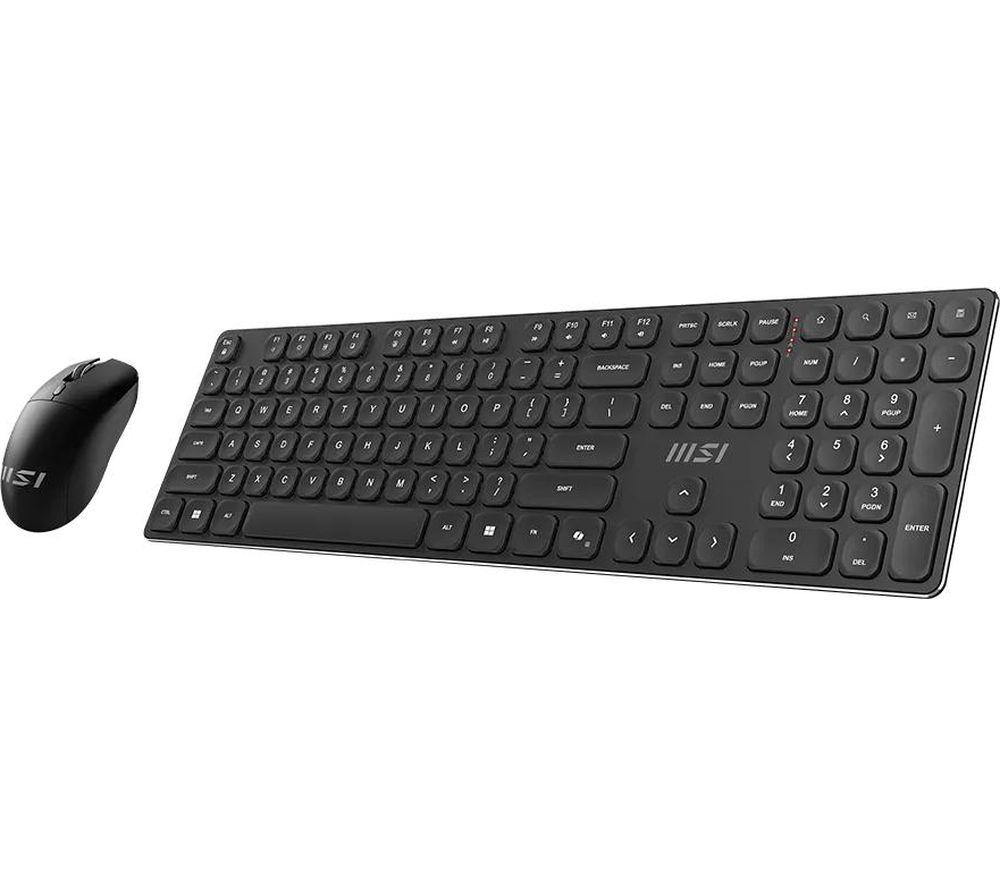 MSI FORGE K210 Wireless Gaming Keyboard & Mouse Set - Black image number 2 of 6