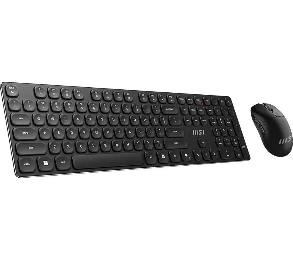MSI FORGE K210 Wireless Gaming Keyboard & Mouse Set - Black image number 3 of 6