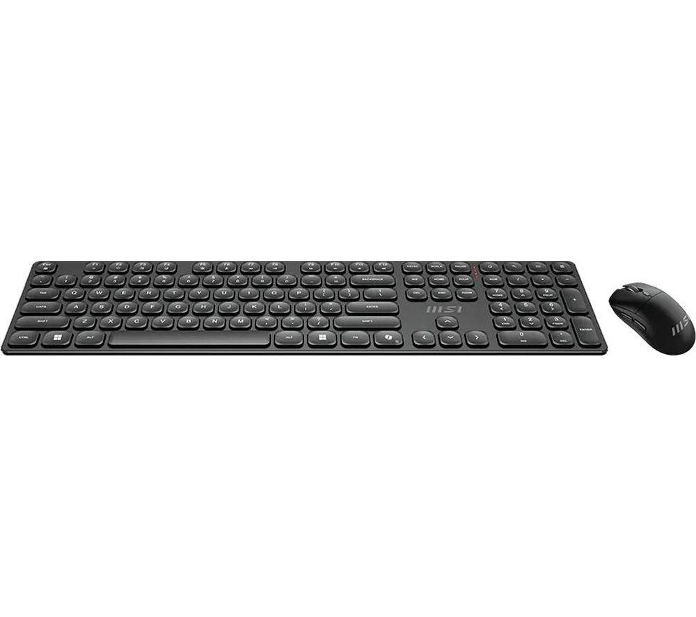 MSI FORGE K210 Wireless Gaming Keyboard & Mouse Set - Black image number 4 of 6