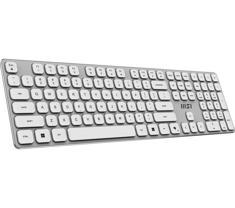 MSI FORGE K210 Wireless Gaming Keyboard & Mouse Set - White image number 7 of 19