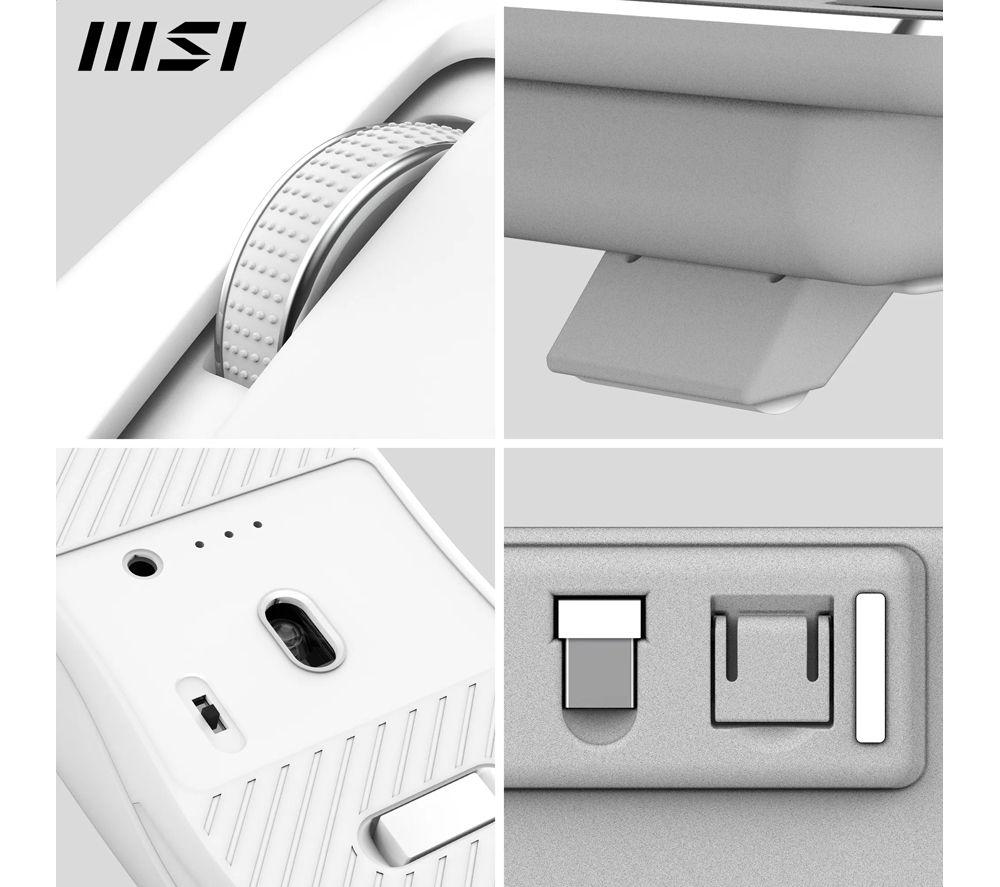 MSI FORGE K210 Wireless Gaming Keyboard & Mouse Set - White image number 17 of 19