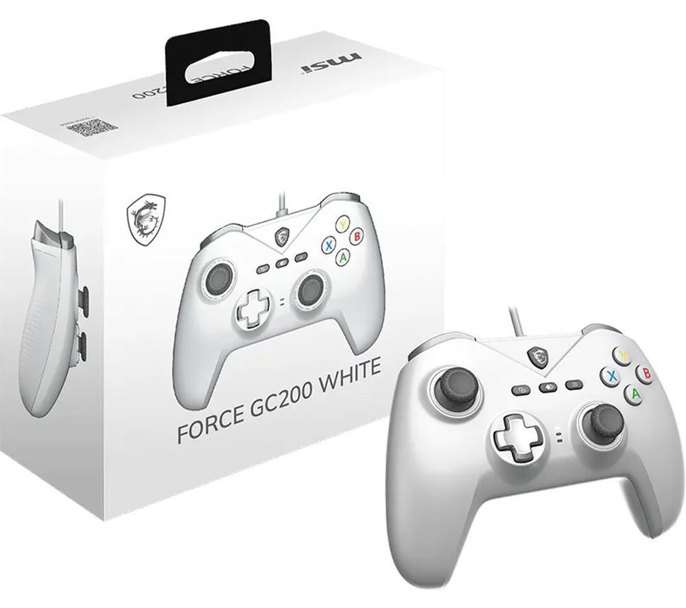 MSI Force GC200 Wired Controller - White image number 3 of 4