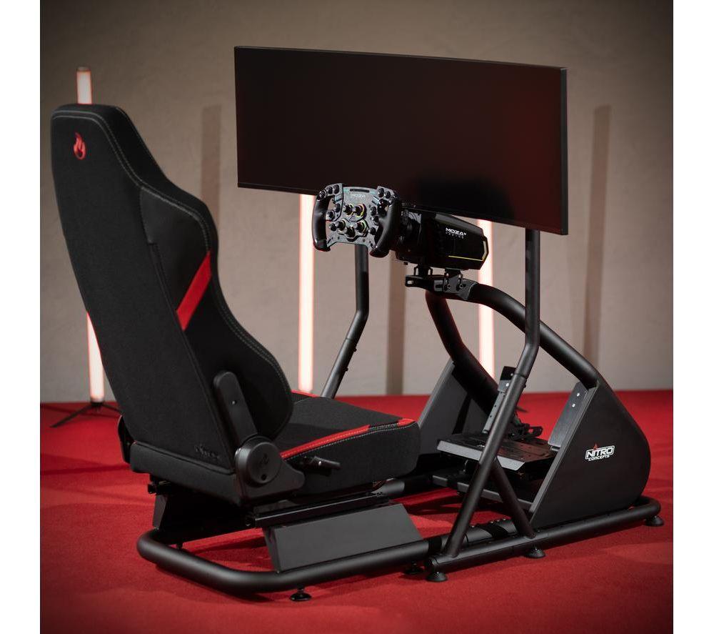 NITRO CONCEPTS S-Racer Racing Wheel Stand - Black image number 4 of 6