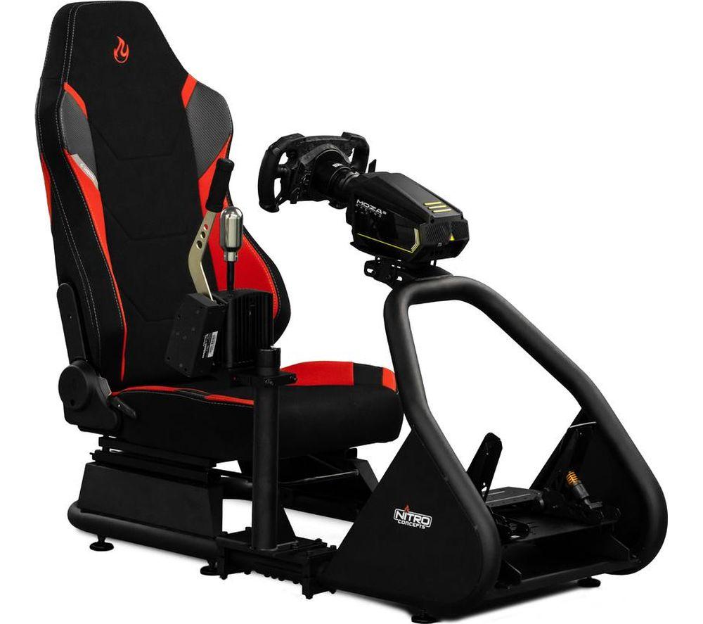 NITRO CONCEPTS S-Racer Racing Wheel Stand - Black image number 5 of 6