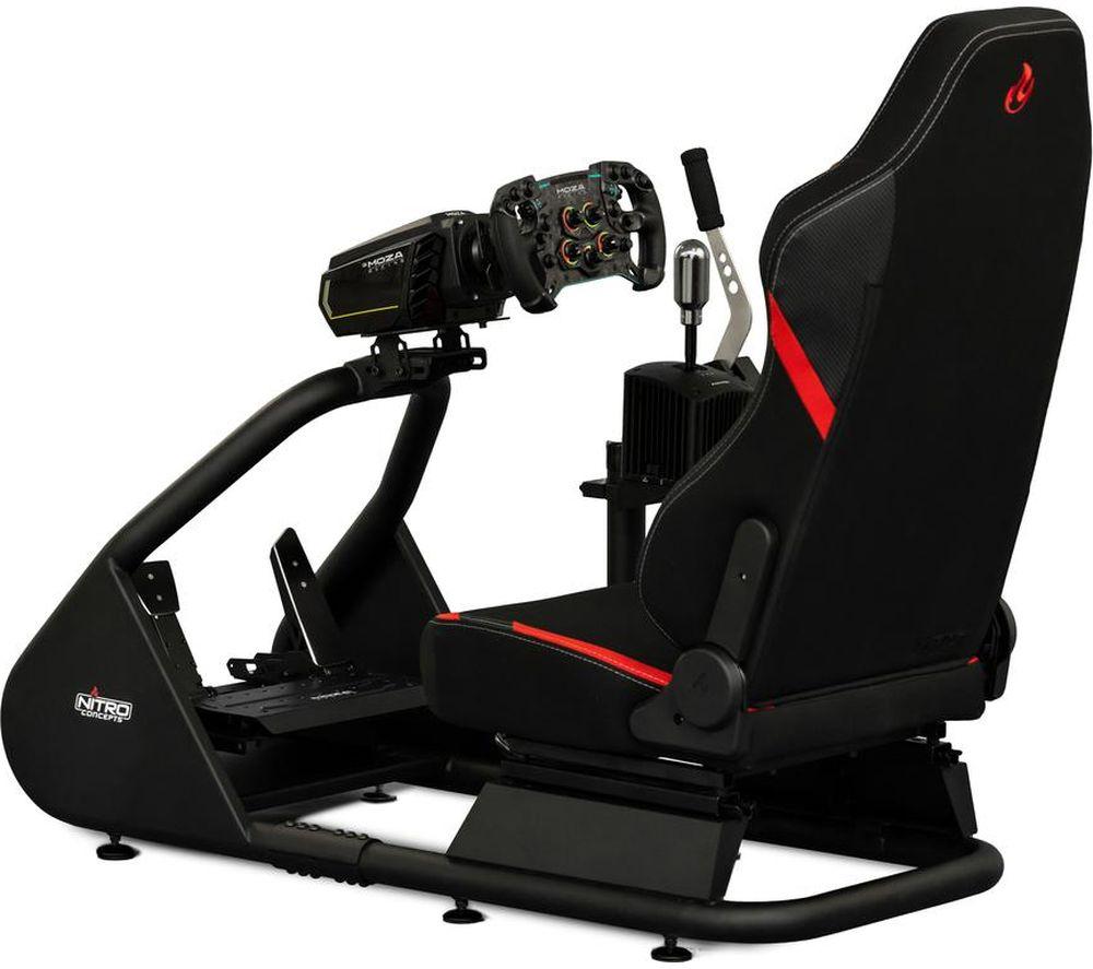 NITRO CONCEPTS S-Racer Racing Wheel Stand - Black image number 6 of 6