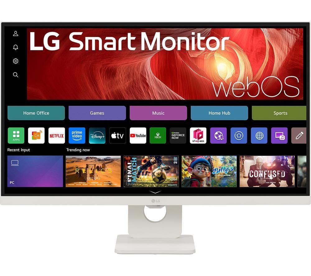 LG 27U731SA-W 27" Smart 4K UHD IPS Monitor - White image number 5 of 11