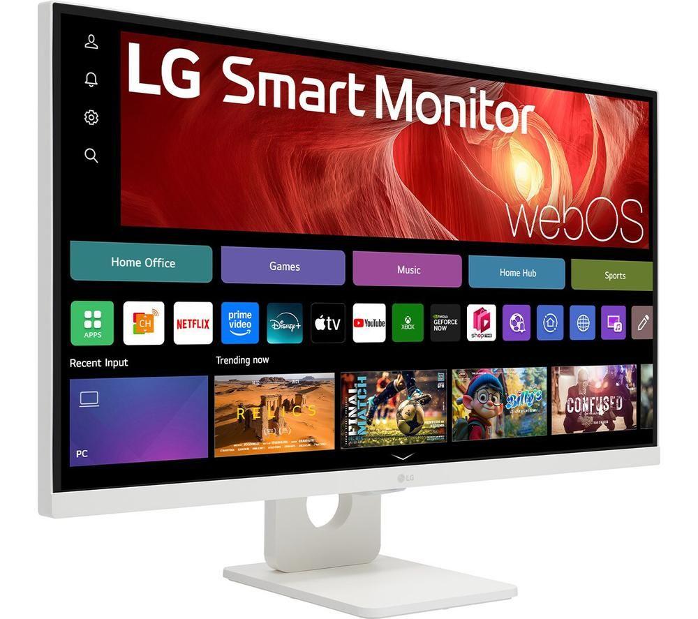 LG 27U731SA-W 27" Smart 4K UHD IPS Monitor - White image number 6 of 11