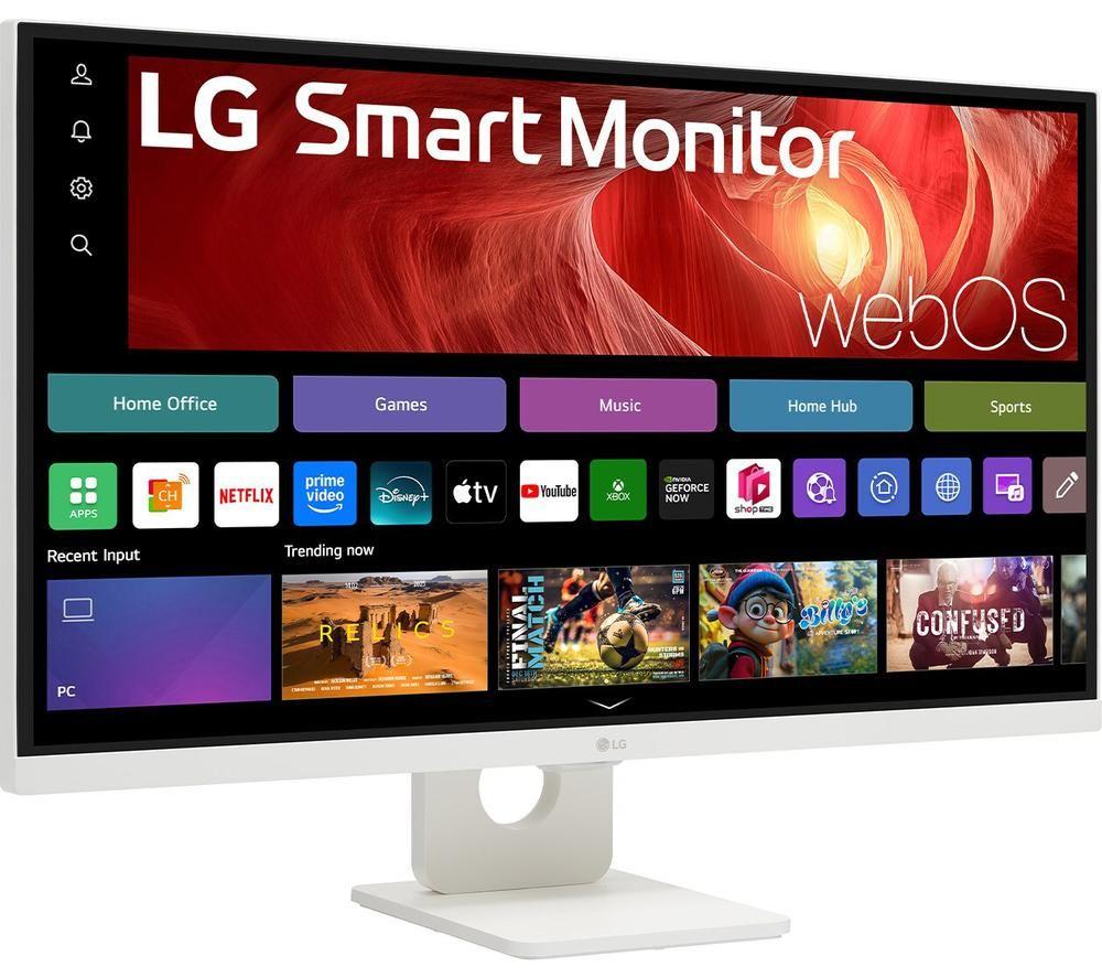 LG 27U731SA-W 27" Smart 4K UHD IPS Monitor - White image number 7 of 11