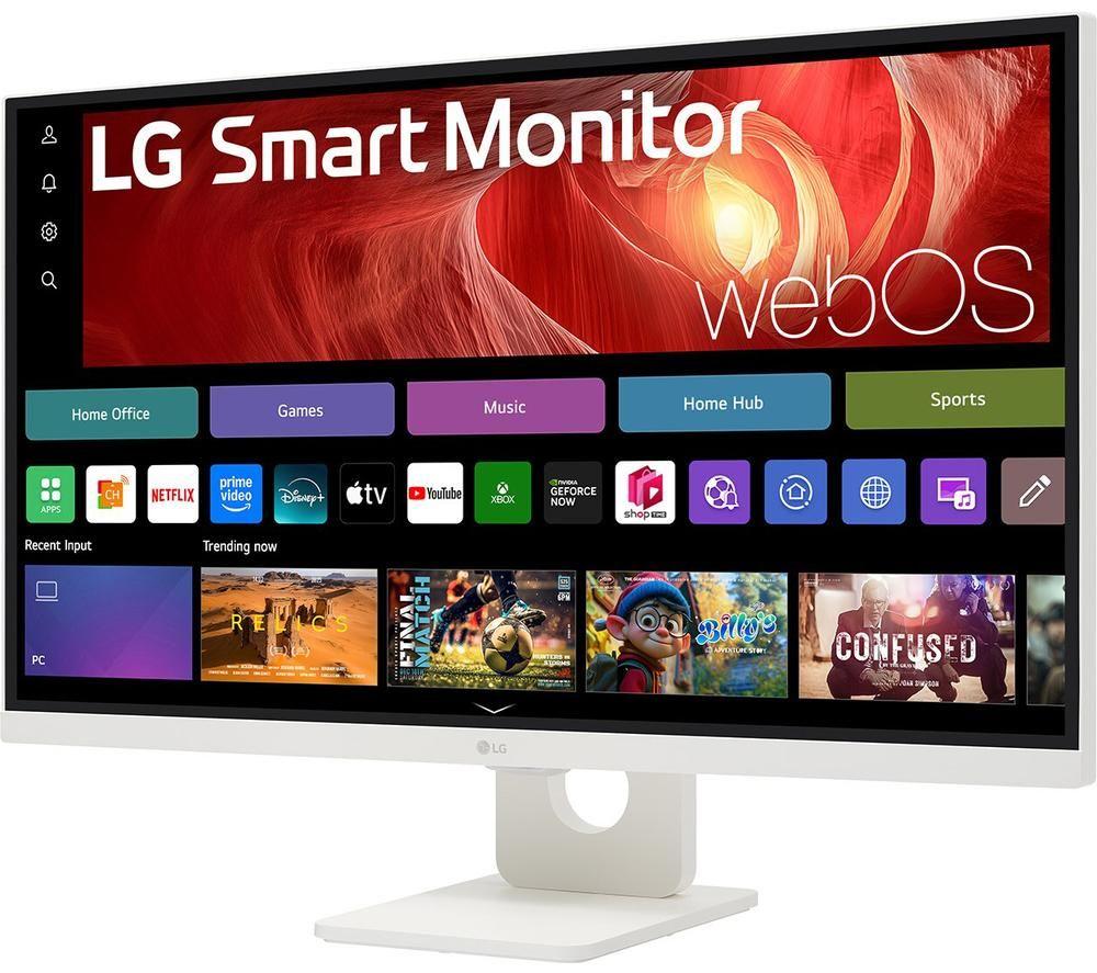 LG 27U731SA-W 27" Smart 4K UHD IPS Monitor - White image number 8 of 11