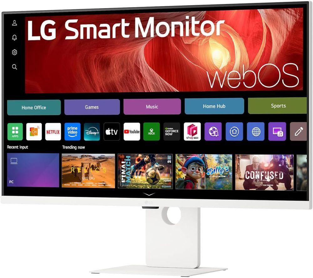 LG 37U730SA-W 37" Smart 4K UHD IPS Monitor - White image number 2 of 3