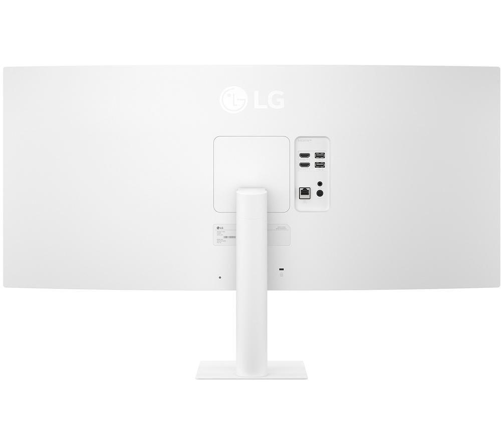 LG 34U601SA-W Quad HD 34" Curved LED Smart Monitor - White image number 2 of 10