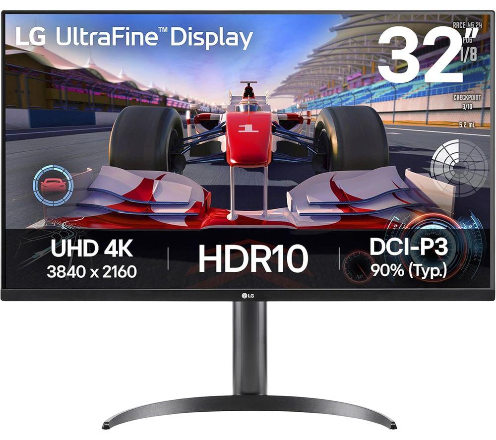 Lg Ultrafine 32Ur500k-B 4K Ultra Hd 31.5" Va Led Monitor - Black, Black