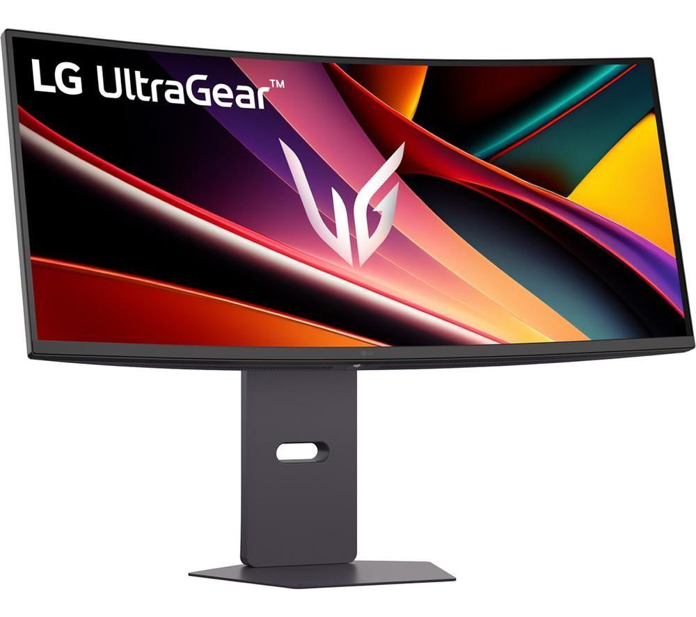 LG UltraGear 34G600A-B Wide Quad HD 34" Curved VA LCD Gaming Monitor - Black image number 2 of 14